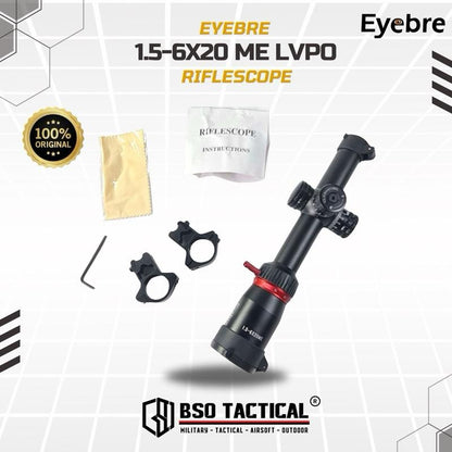 Eyebre Rifle Scope 1.5-6x20mm LPVO Hunting Telescope