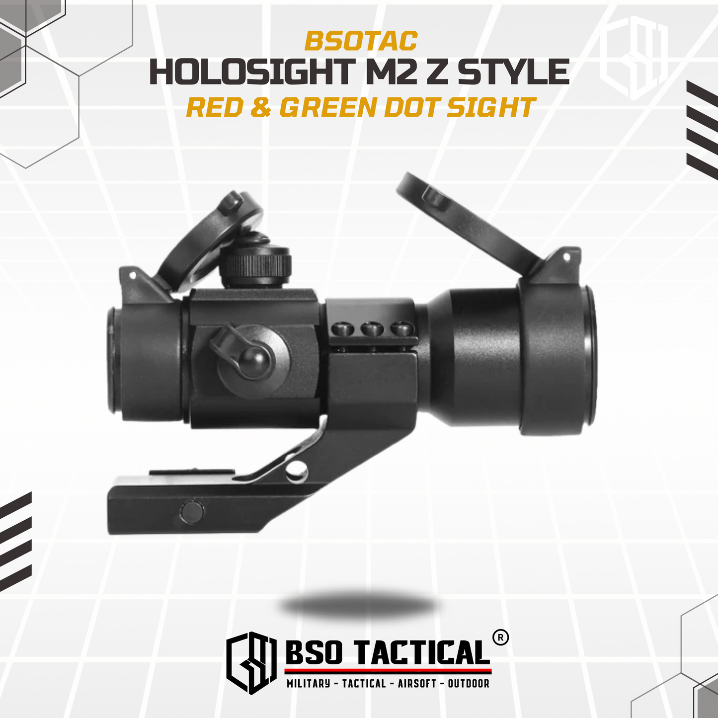 Holosight M2 Z Style Red Dot Scope Sight Full Metal Picatinny Rail