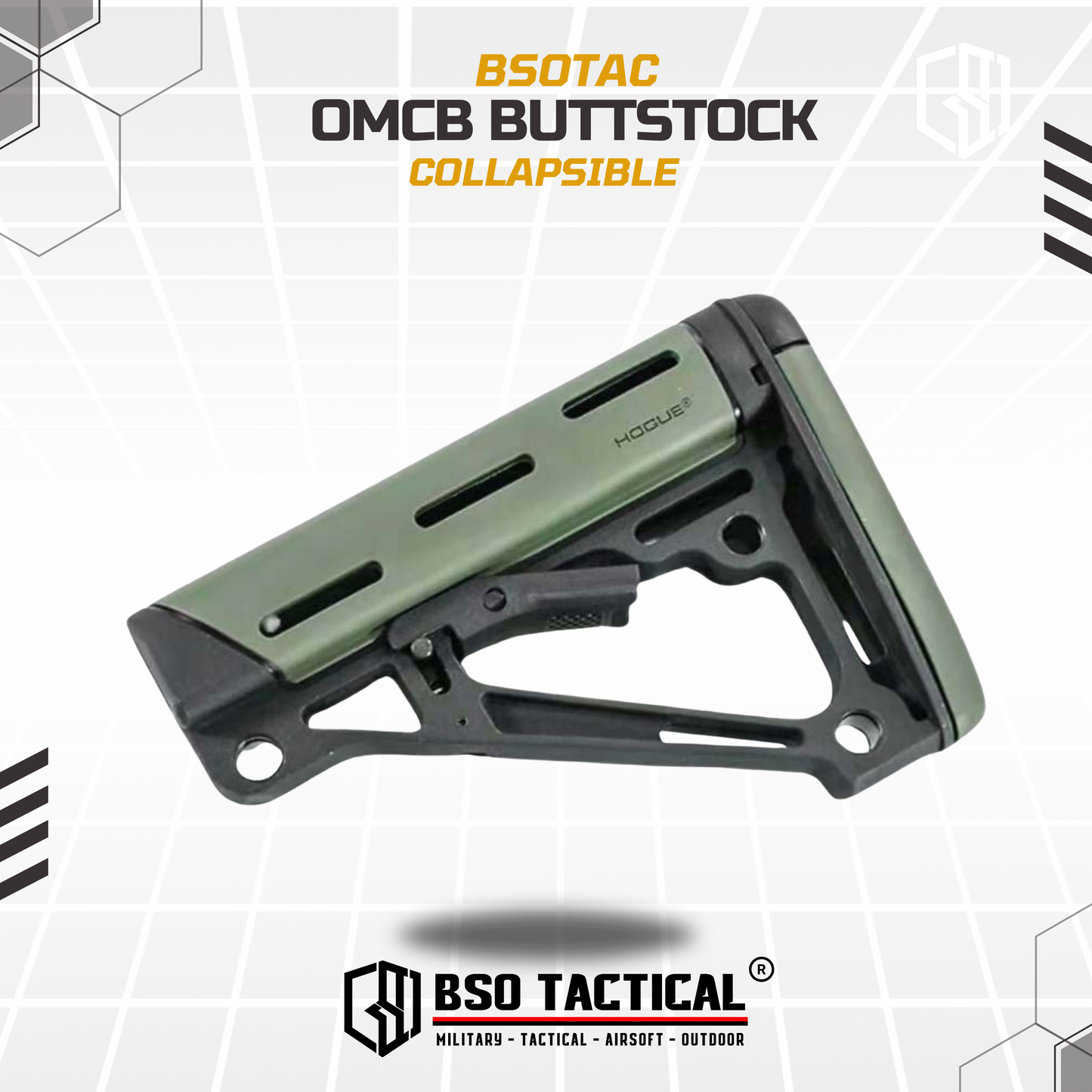 Popor Hogve OMCB Overmolded Collapsible Buttstock AEG WGG GBBR