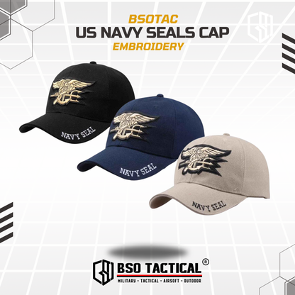 Topi Bordir Outdoor US Navy Embroidery Import