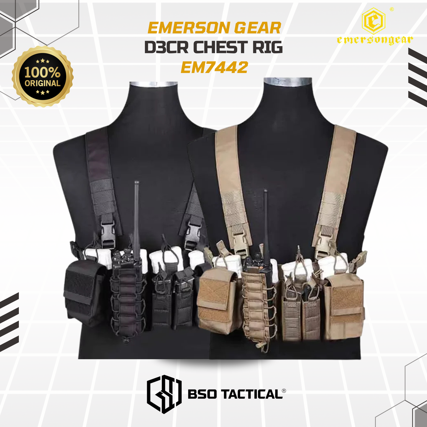 Emerson Gear D3CR Outdoor Tactical Chestrig - EM7442