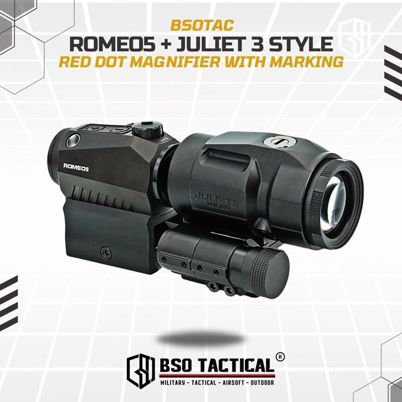 Red Dot Scope SIG ROMEO5 Magnifier JULIET3X Holosight Tactical Combo Package