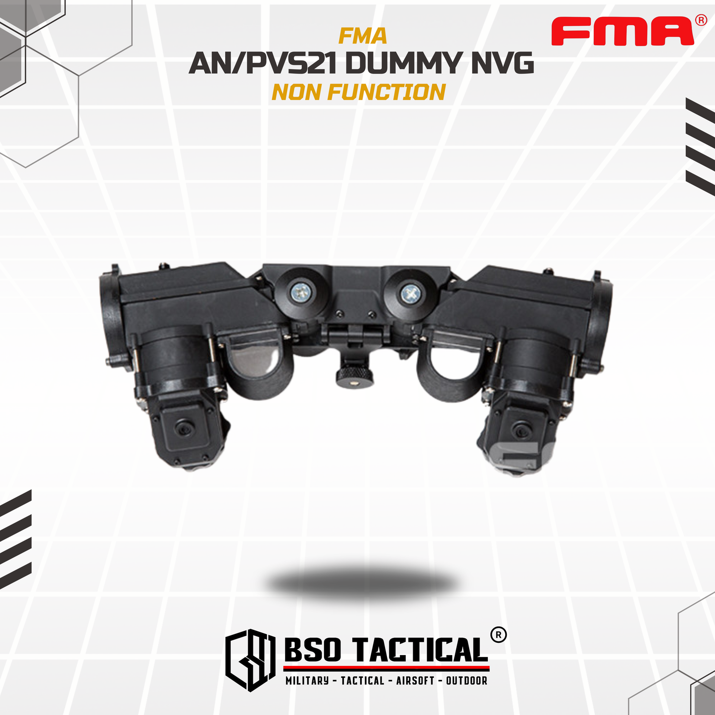 FMA Airsoft Helmet PVS21 NVG Night Vision Goggle DUMMY Model No Function Cosplay Toys - TB1300