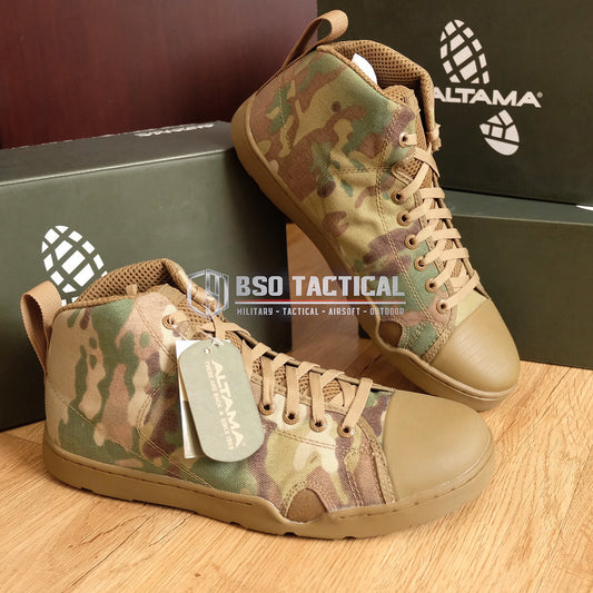 Sepatu Tactical Altama Assault Maritime OTB Mid Outdoor Boots ORIGINAL Shoes