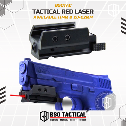 Tactical Low Profile Mini Red Laser Sight for GBB Picatinny Rail Metal
