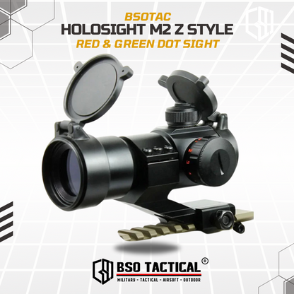 Holosight M2 Z Style Red Dot Scope Sight Full Metal Picatinny Rail