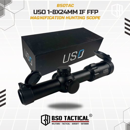 USO Tactical Hunting Scope Buntung TS 1-8x24mm IR FFP Magnification