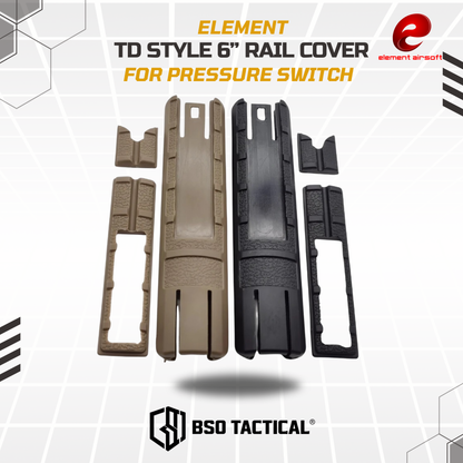 Element TD Style Battle Grip 6” with Pocket Pressure Switch Polymer
