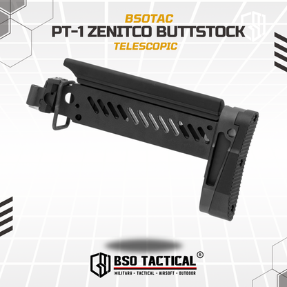 BD Tactical Popor PT-1 Zenitco Telescopic Folding Stock for AK Series AEG GBBR