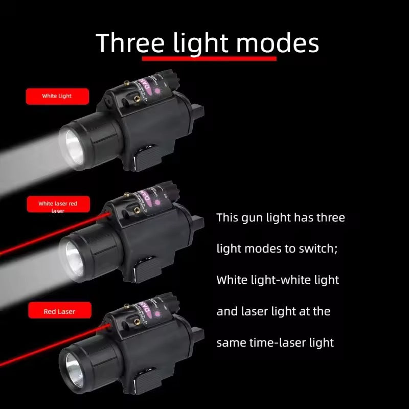 Senter Laser Tactical M6 Flashlight Polymer Include Switch