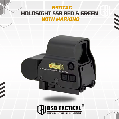 Holosight ET Style 558 XPS 3-2 Tactical Red Green Dot Scope Sight With Marking - Repro