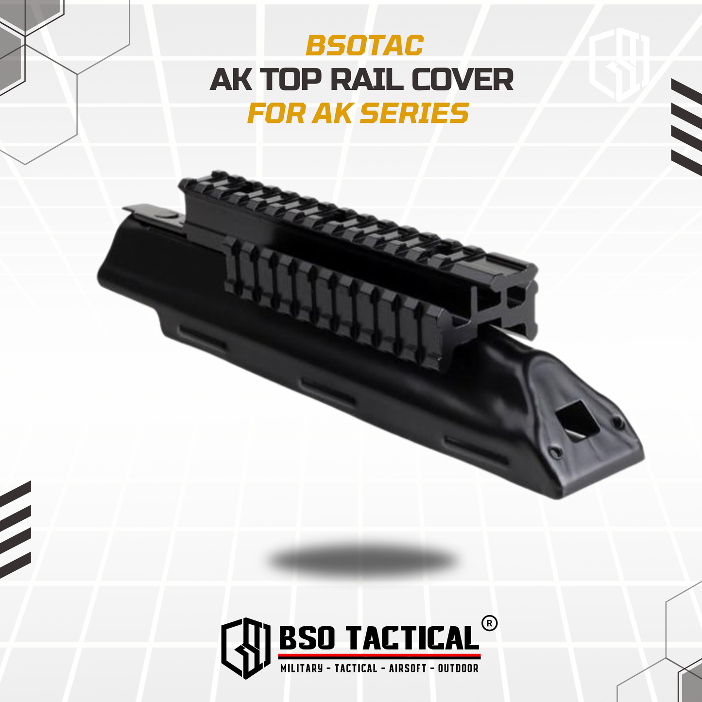 AK Top Rail Cover Picatinny for Flashlight Laser Optic