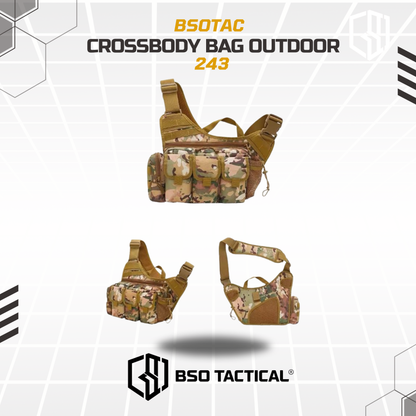 Tas Selempang Outdoor Crossbody Utility EDC Bag Multistorage - 243