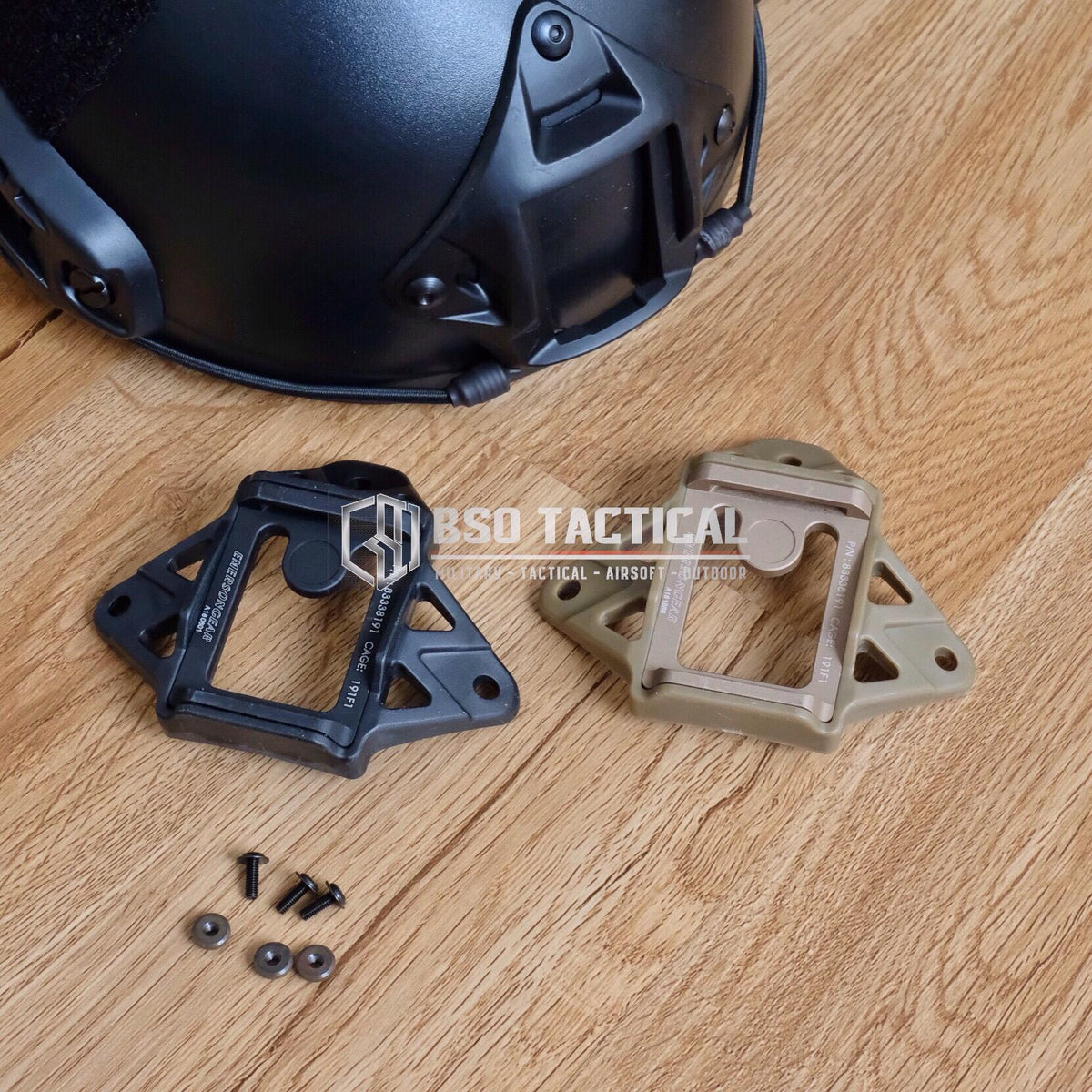 Tactical Helmet Mount Wilcox Shroud 4 Style for Outdoor Helm Emerson Gear - EM8972