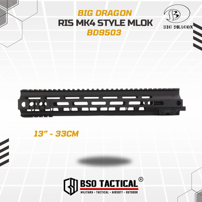 BD Tactical RIS Geiselle MLOK Modular Handguard MK4 7" 9.5" 13"