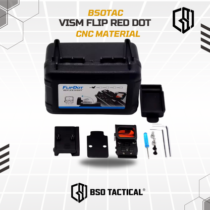 Vism Flip Red Dot Scope Sight RMR Holosight With Mount Picatinny Metal