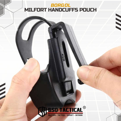 Milfort Borgol Holder Tactical Holster Handcuffs Nylon Holder Case Waist Belt Molle