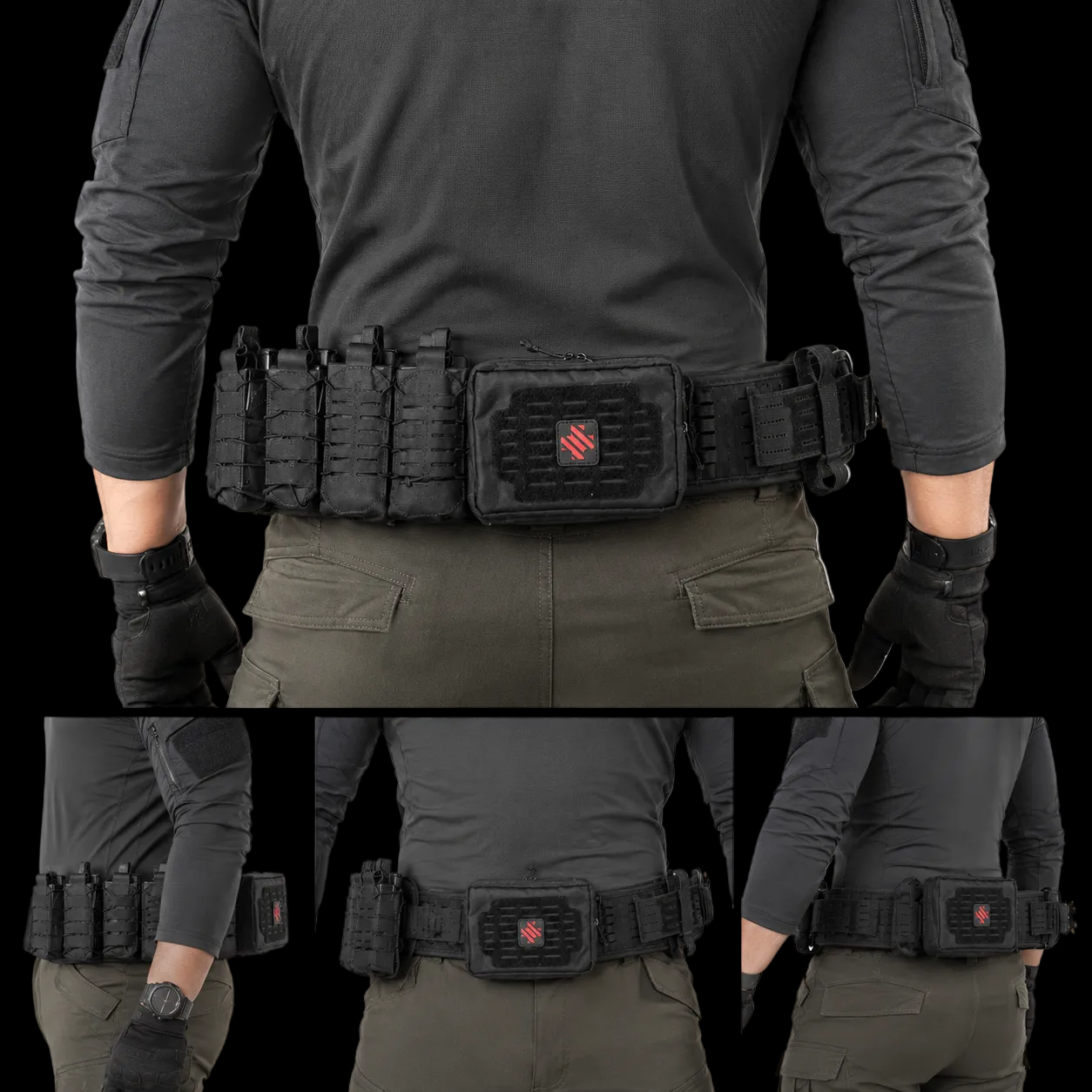 Kopel Tactical Battle Belt Modular Set with Multifungsi Pouch Warbelt Customizeable