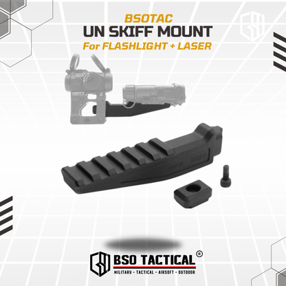 HRF SKIFF Tactical Riser Unity Mount Laser Flashlight ANPEQ Rail 20mm Picatinny
