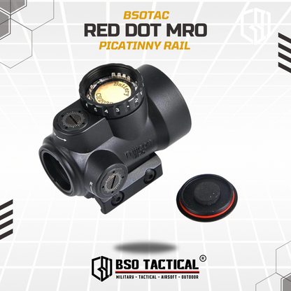Tactical Red Dot Scope MRO 2.0 Style Sight Picatinny Riser Type 1 Full Metal