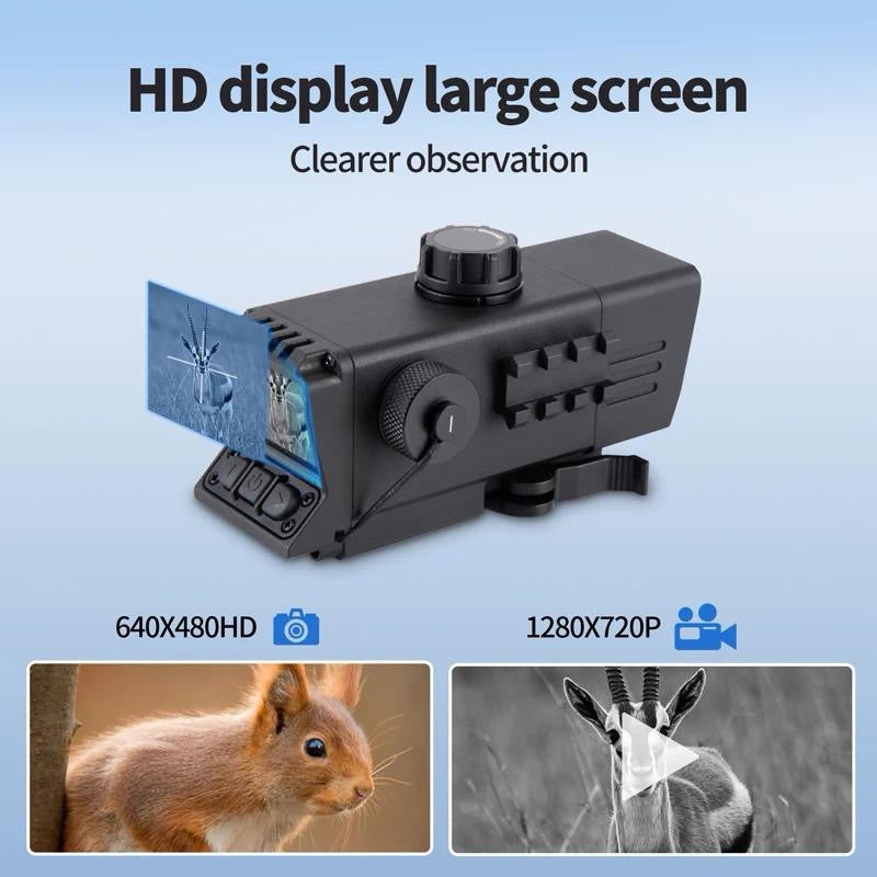 VISM MS32 Pro Version Digital Night Vision 3.5x32 HD Large Vision Picatinny Mount QD