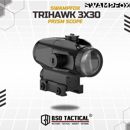 Swampfox TRIHAWK 3x30 Tactical Prism Scope