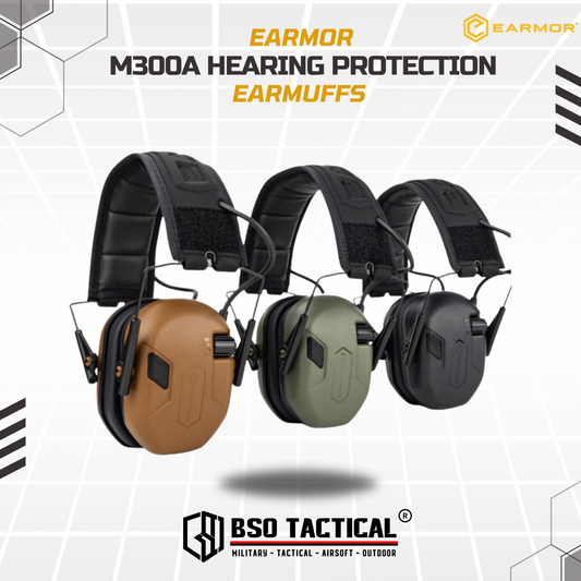 Earmor M300A Tactical Headset Hearing Protection Earmuff Earphone