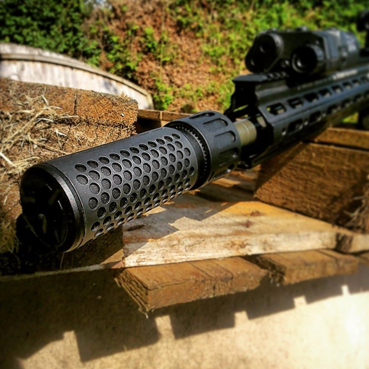 Silencer KAC Style Quick Detach QDC CQB Suppressor Airsoft AEG Short Version