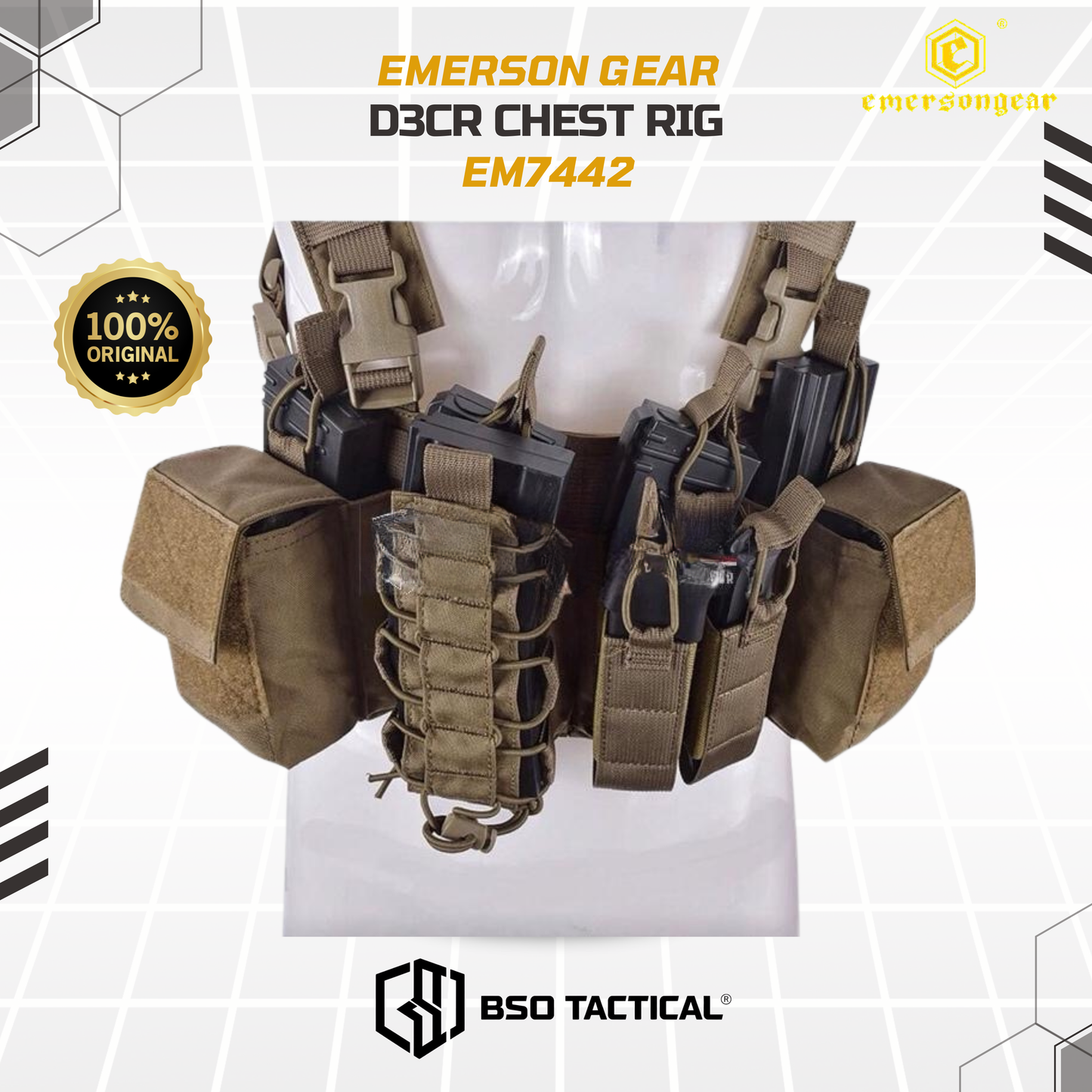 Emerson Gear D3CR Outdoor Tactical Chestrig - EM7442