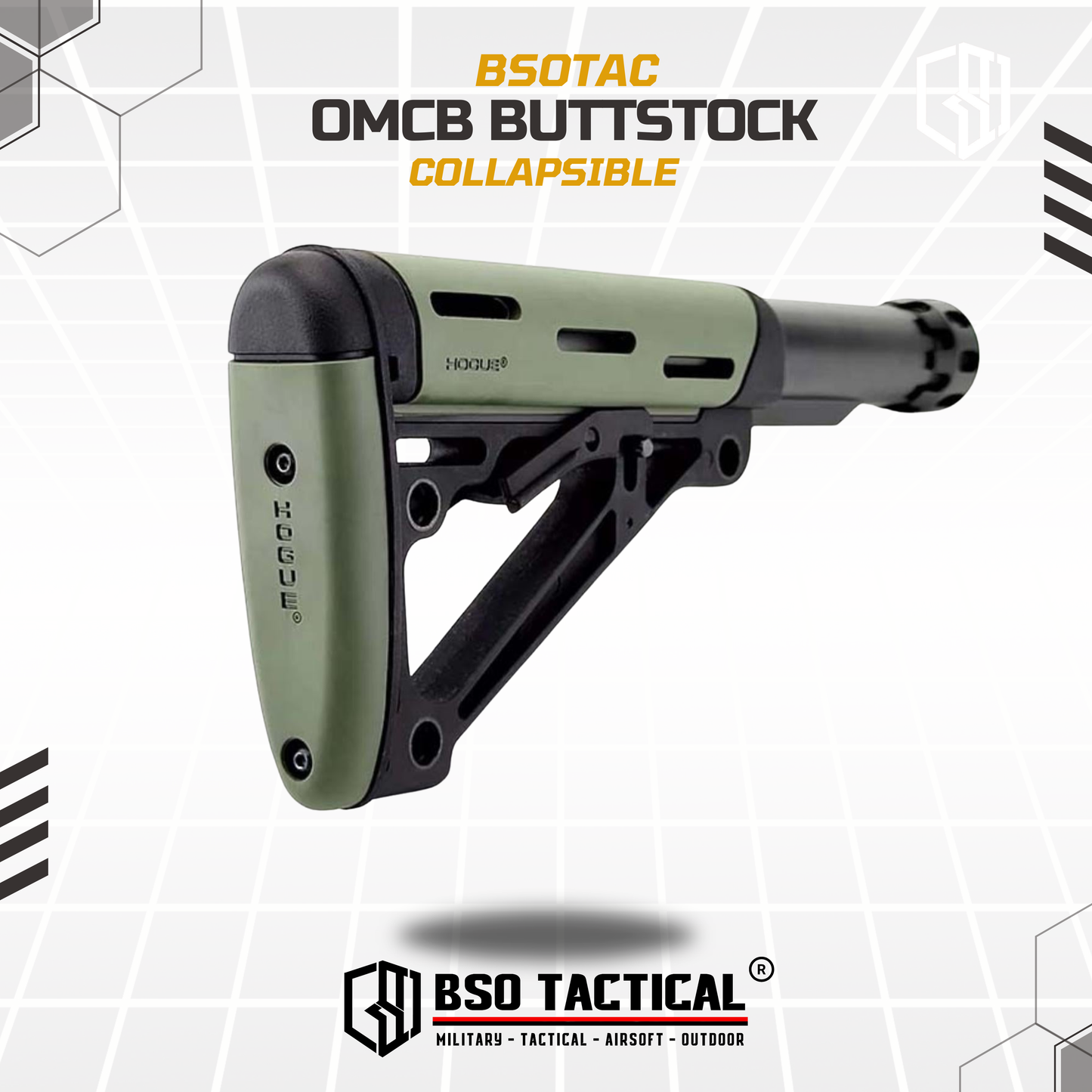 Popor Hogve OMCB Overmolded Collapsible Buttstock AEG WGG GBBR