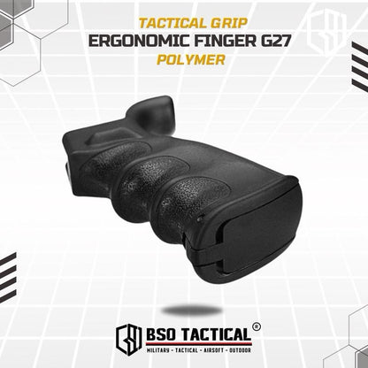 Tactical Hand Grip G27 Style Polymer Ergonomic Handle Handgrip GBBR