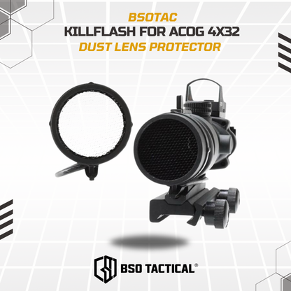 Killflash RCO ARD ACOG 4x32 Lens Scope Protective Mesh Cover Honeycomb
