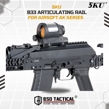 5KU B33 Articulating Rail AK Top Dust Cover Zenitco Style for Optic