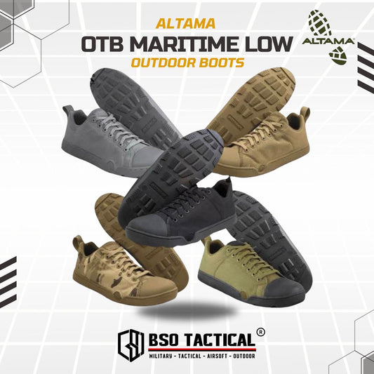 Sepatu Tactical Altama OTB Maritime Assault Low Outdoor Boots Original Shoes Casual Sneakers