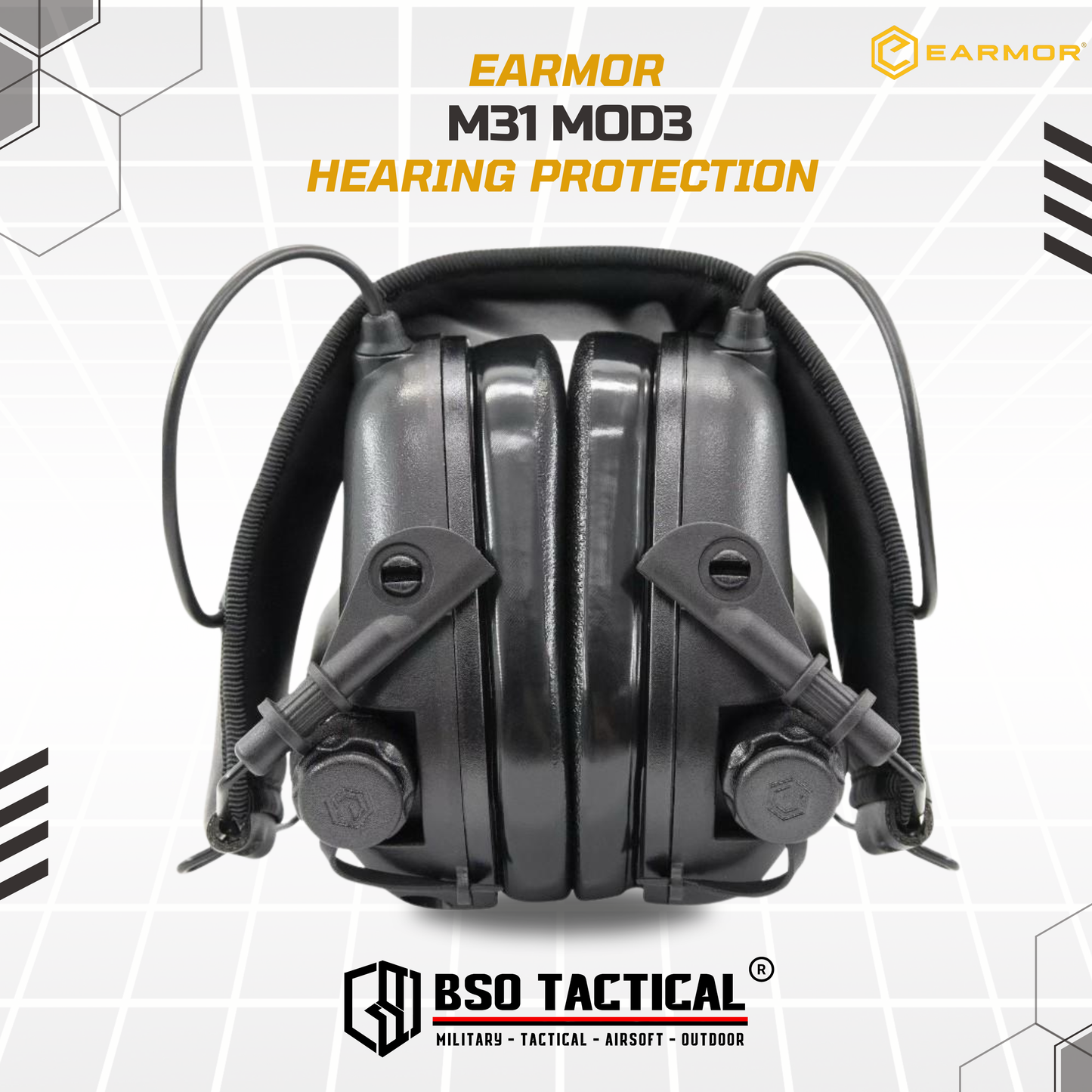 Earmor M31 Mod 3 Outdoor Safety Hearing Protection with AUX Input
