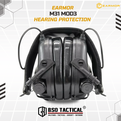 Earmor M31 Mod 3 Outdoor Safety Hearing Protection with AUX Input