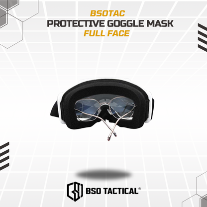 Full Face Tactical Goggles Protective Mask Multifungsi Outdoor Anti Debu