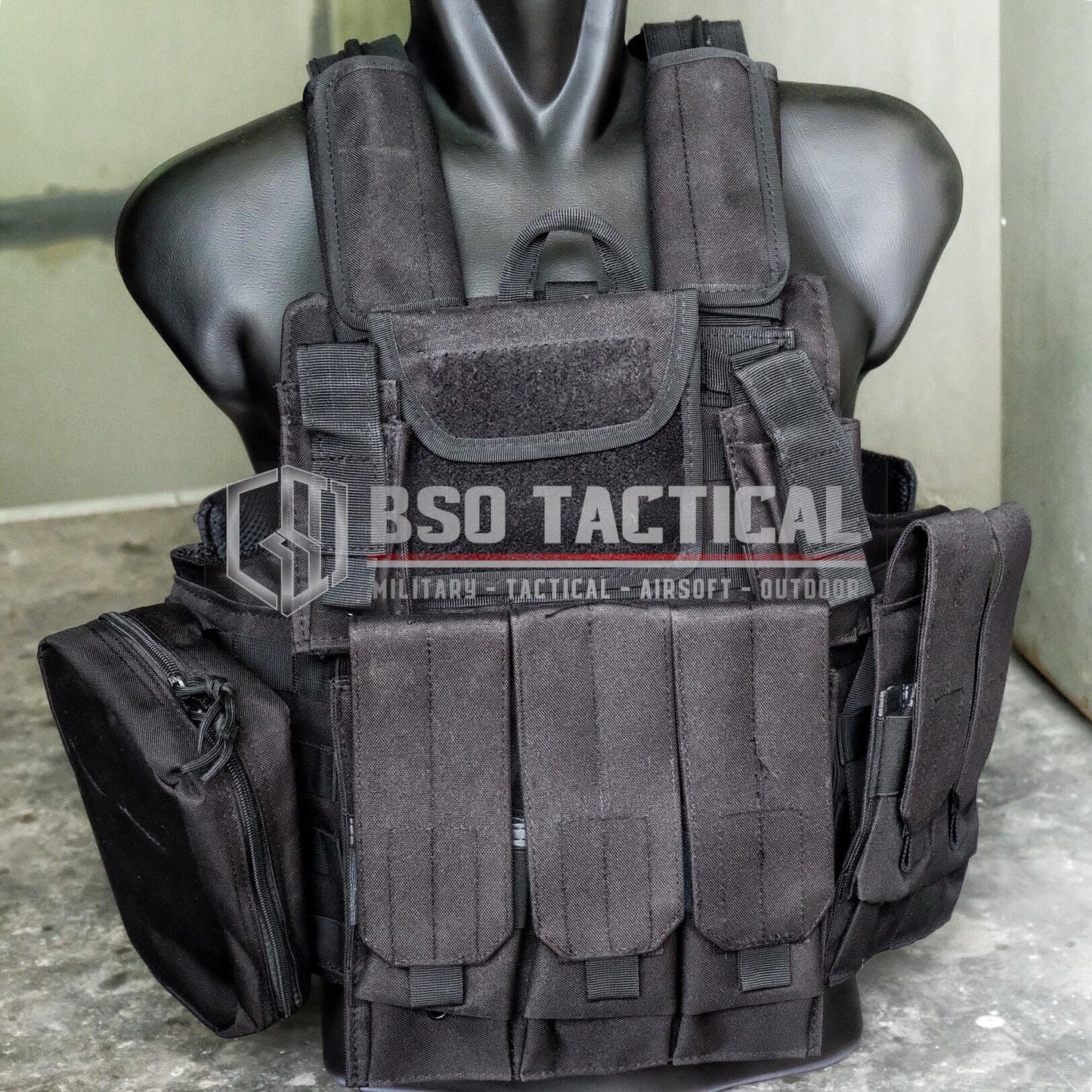 Rompi Ciras Style Tactical Vest Plate Carrier Set