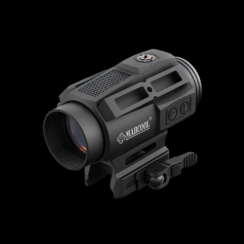 Marcool 1x30 Solar Panel Energy Tactical Red Dot Sight Full Metal Picatinny