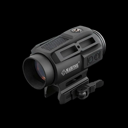 Marcool 1x30 Solar Panel Energy Tactical Red Dot Sight Full Metal Picatinny