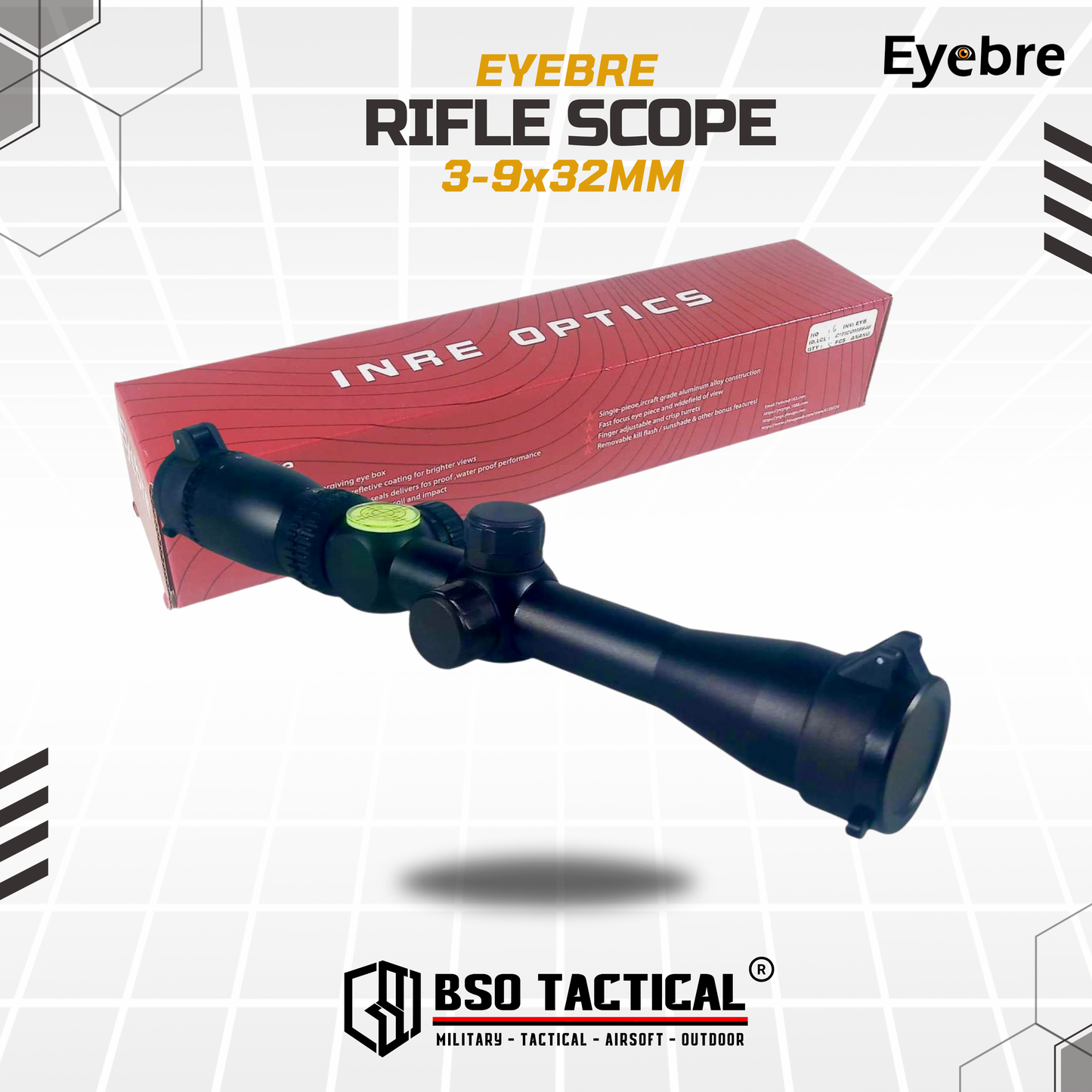 Eyebre Rifle Scope 3-9x32mm Hunting Telescope