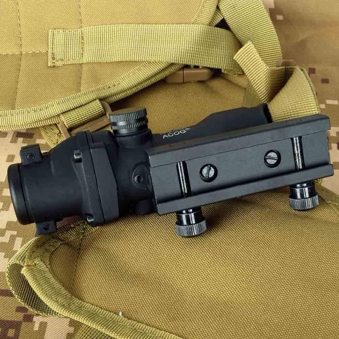 ACOG 4x32 with RMR Red Dot Tactical Sight Full Metal - Reps
