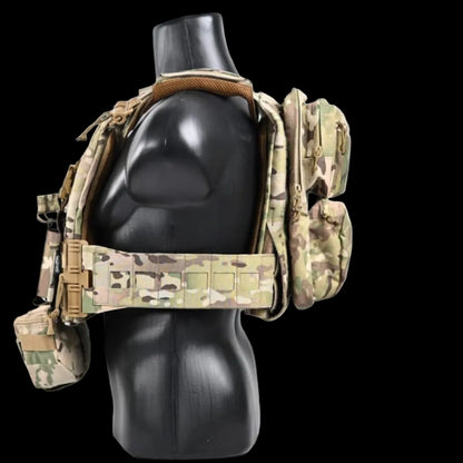 FOX TWO VIDAR V2 Rompi Tactical Body Vest Molle Laser Cutting Set Plate Carrier ORIGINAL Foxtwo - MULTICAM