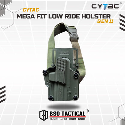 Holster Cytac Mega Fit Gen 2 Low Ride Upgraded Version Universal ORIGINAL
