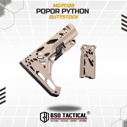 Popor Tactical Python Buttstock Nylon Stock AEG WGG Adjustable