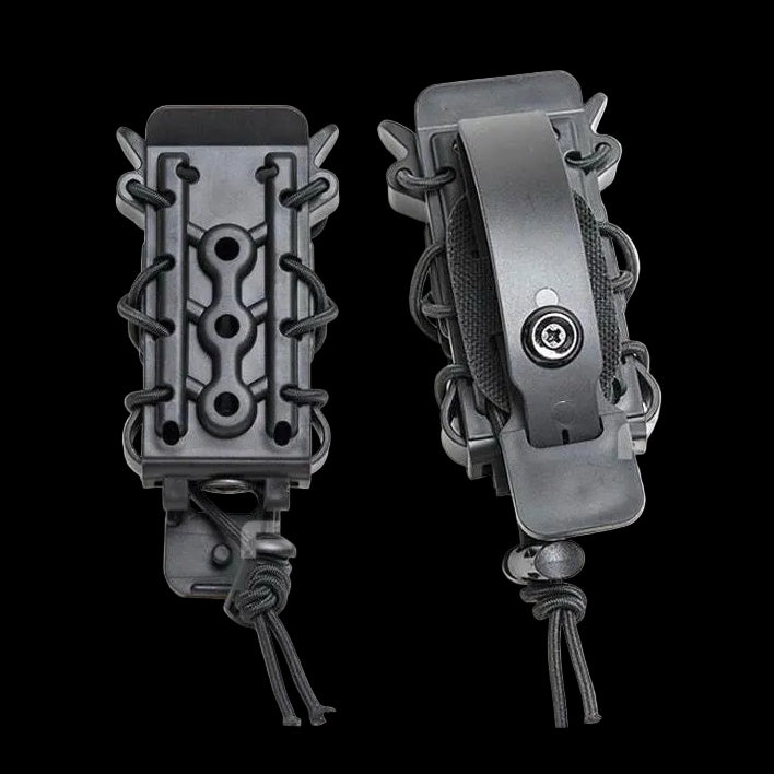 FMA HSG Style Polymer Single Mag Pouch 9mm 556 Molle Clip