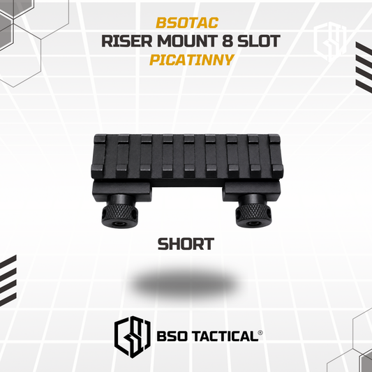 Riser Mount Picatinny Low High Profile CNC for Optic Scope Mounting Peninggi Rail