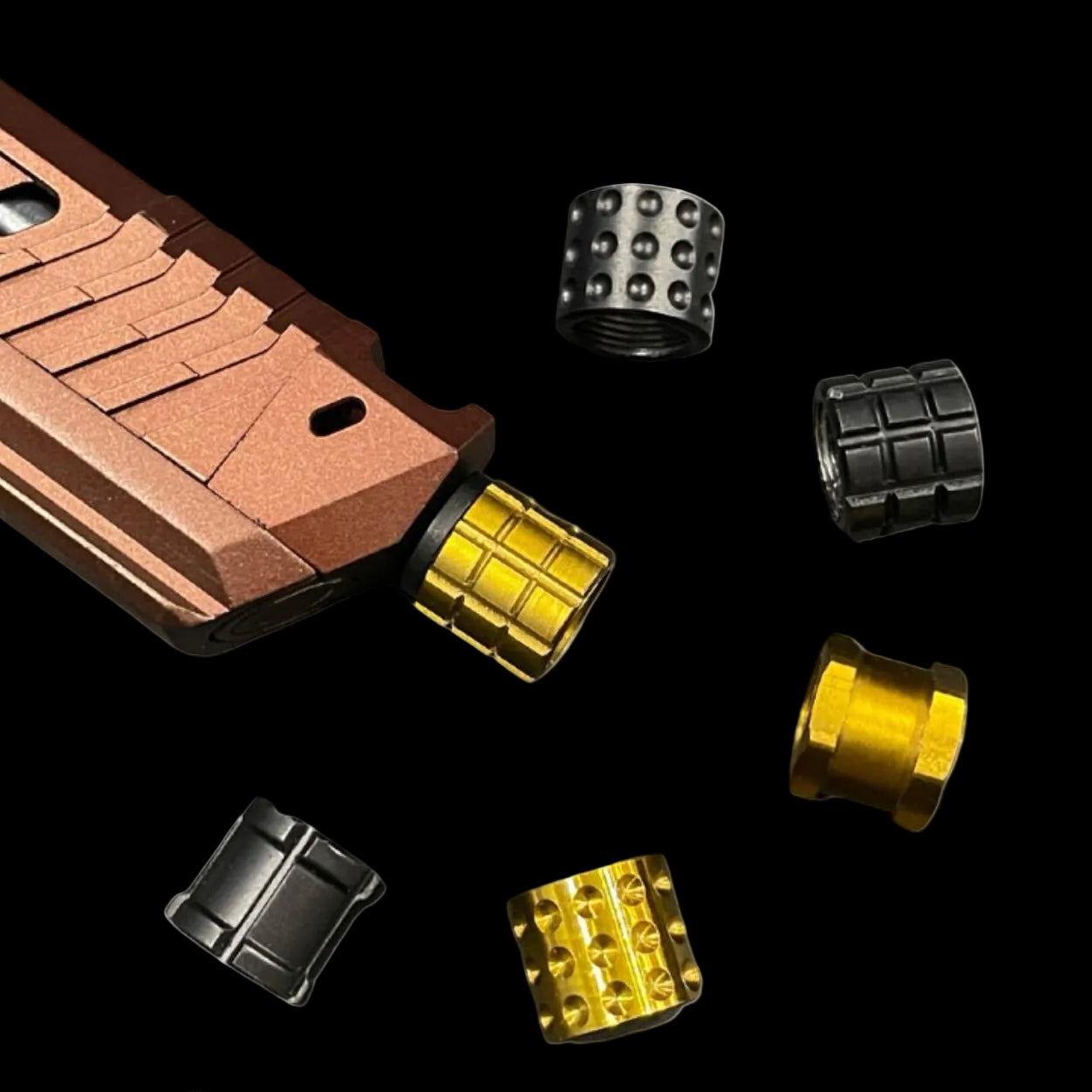 Gorilla Custom Pelindung Outer Drat Adapter Cover Thread 14mm CCW