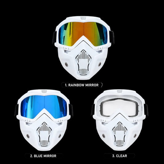 Full Face Tactical Goggles Protective Mask Multifungsi Outdoor Anti Debu