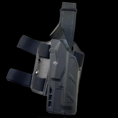 Safariland Holster Tactical 7384 ALS/SLS GL Series 17/22 with Flashlight Drop Leg Double Strap Left Hand ORIGINAL